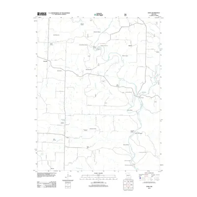 2012 Map of Dora, 2012 Print