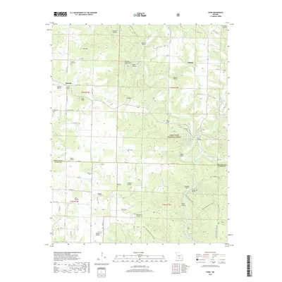 2017 Map of Dora, 2017 Print
