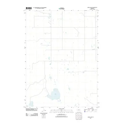 2011 Map of Dora Lake, 2011 Print