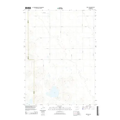 2014 Map of Dora Lake, 2014 Print