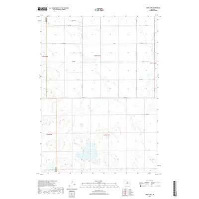 2017 Map of Dora Lake, 2017 Print