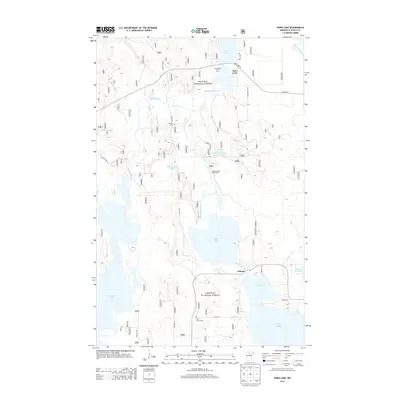 2013 Map of Dora Lake, 2013 Print