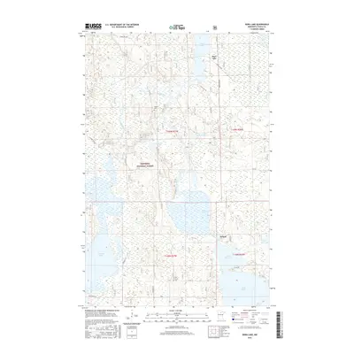 2016 Map of Dora Lake, 2016 Print