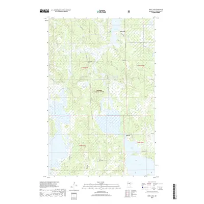 2019 Map of Dora Lake, 2019 Print