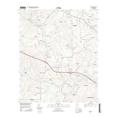 2014 Map of Dora, 2014 Print