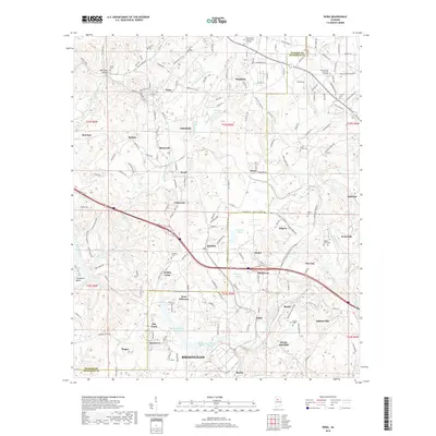 2018 Map of Dora, 2018 Print