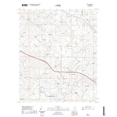 2020 Map of Dora, 2020 Print