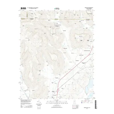 2014 Map of Doran Cove, 2014 Print
