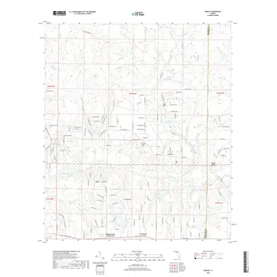 2018 Map of Dorcas, 2018 Print