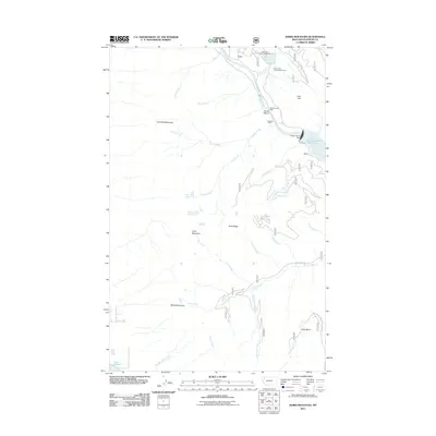 2011 Map of Doris Mountain, 2011 Print