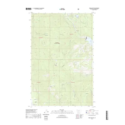 2020 Map of Doris Mountain, 2020 Print