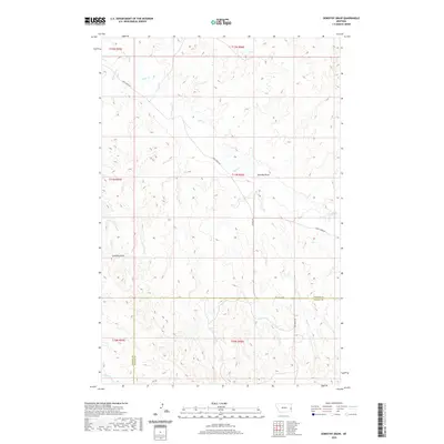 2020 Map of Dorothy Draw, 2020 Print