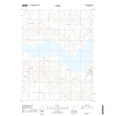 2018 Map of Dorrance NE, 2018 Print