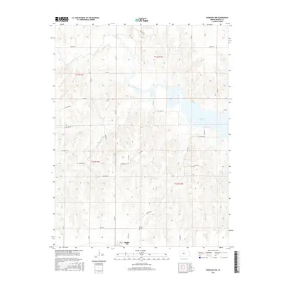 2015 Map of Dorrance NW, 2015 Print