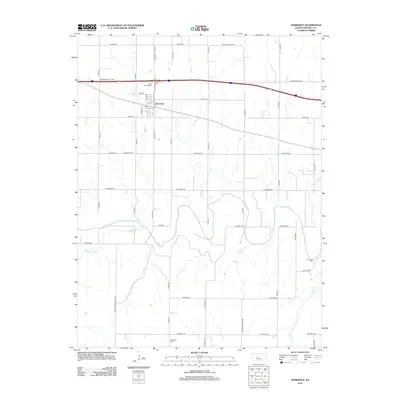 2012 Map of Dorrance, 2012 Print