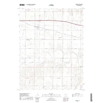 2018 Map of Dorrance, 2018 Print