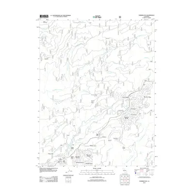 2012 Map of Dorrington, 2012 Print