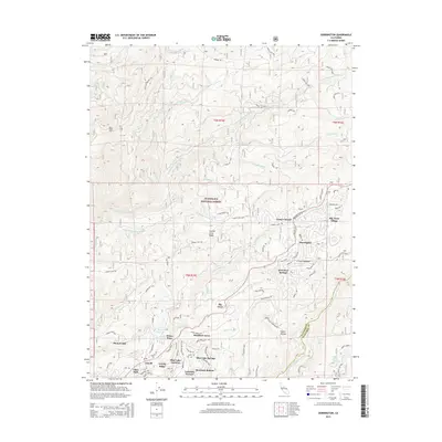 2015 Map of Dorrington, 2015 Print
