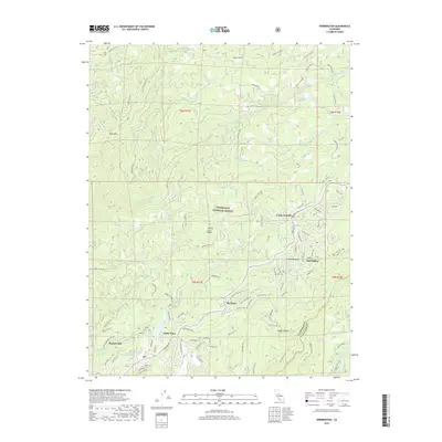 2018 Map of Dorrington, 2018 Print