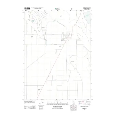 2012 Map of Dorris, 2012 Print
