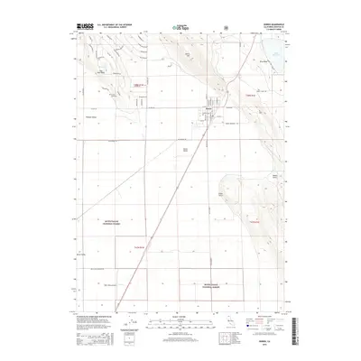 2015 Map of Dorris, 2015 Print
