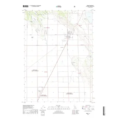 2018 Map of Dorris, 2018 Print