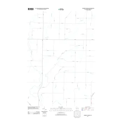 2013 Map of Dorrity Creek, 2013 Print