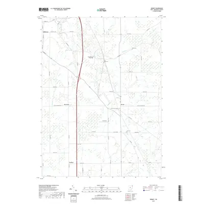 2019 Map of Dorset, 2019 Print