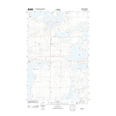 2013 Map of Dorset, 2013 Print