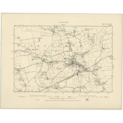 1886 Map of Dorset III.NE