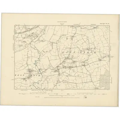 1886 Map of Dorset III.SE