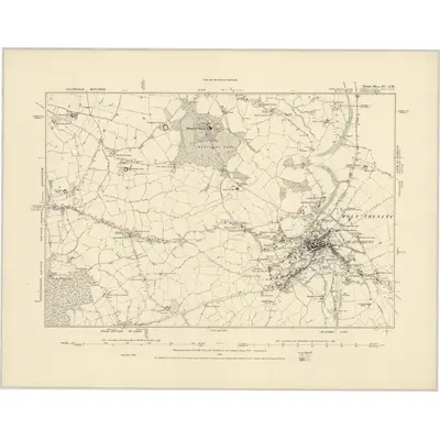 1886 Map of Dorset IV.SW