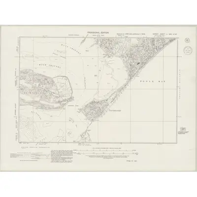1938 Map of Dorset LI.NW & LI.NE, 1944 Print
