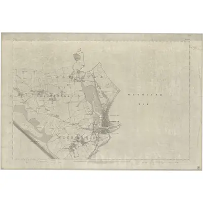 1864 Map of Dorset LIII, 1868 Print