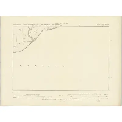 1900 Map of Dorset LIX.NE, 1902 Print