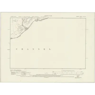 1926 Map of Dorset LIX.NE, 1930 Print