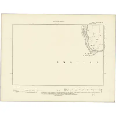 1900 Map of Dorset LIX.NW, 1902 Print