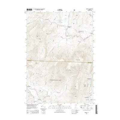 2015 Map of Dorset, 2015 Print
