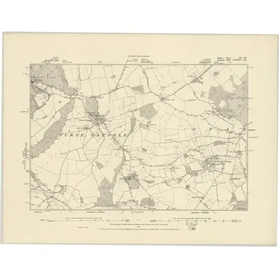 1887 Map of Dorset VI.SE