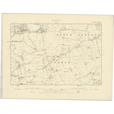 1886 Map of Dorset VII.NE