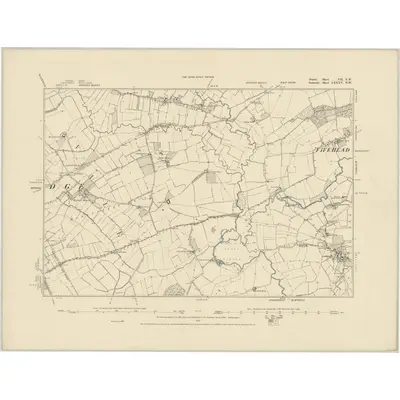 1886 Map of Dorset VII.NW