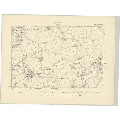 1886 Map of Dorset VII.SE
