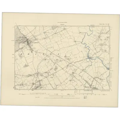 1886 Map of Dorset VII.SW