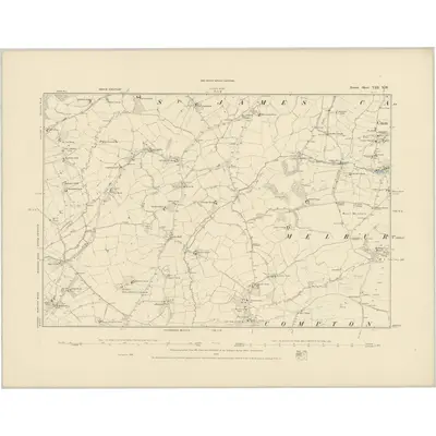 1886 Map of Dorset VIII.NW