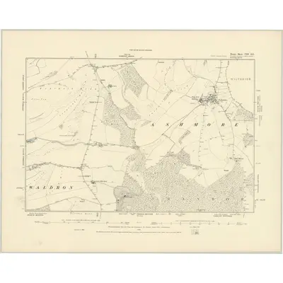 1886 Map of Dorset VIII.SE