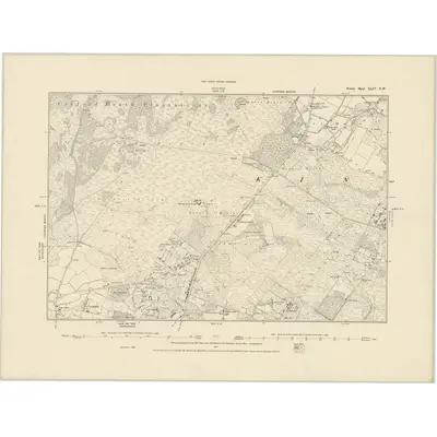 1887 Map of Dorset XLIV.NW