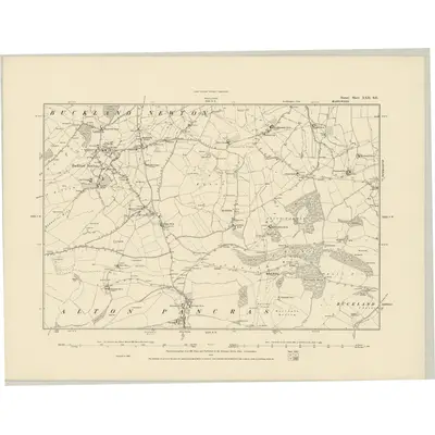 1887 Map of Dorset XXII.SE