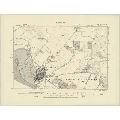 1887 Map of Dorset XXIV.NE