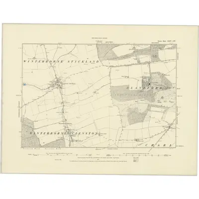 1887 Map of Dorset XXIV.SW