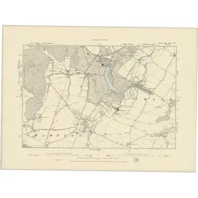 1887 Map of Dorset XXV.NE